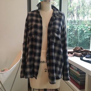 Madewell flannel button up shirt